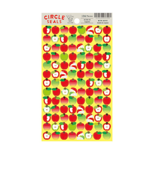 リュリュ　サークルシール・ベーシック　RCSB－08　リンゴ