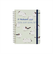 【2025年10月始まり】　デルフォニックス（DELFONICS）　ロルバーンダイアリー　アニマル　L　マンスリーブロック　160031_281　ミント　月曜始