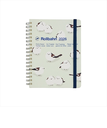 【2025年10月始まり】　デルフォニックス（DELFONICS）　ロルバーンダイアリー　アニマル　L　マンスリーブロック　160031_281　ミント　月曜始