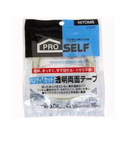 ニトムズ　ハンディカット透明両面テープ　10×15
