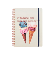 【2025年10月始まり】 デルフォニックス(DELFONICS) ロルバーンダイアリー アメリカンスイーツ A5 マンスリーブロック 160029_974 E