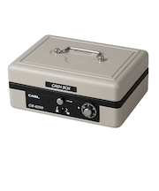 カール事務器（CARL）　キャッシュボックス　CB－8250－D　グレー