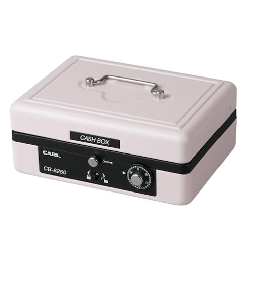 カール事務器（CARL）　キャッシュボックス　CB－8250－P　ピンク