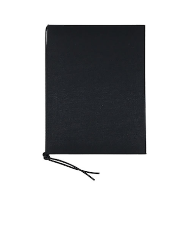 クロスメニューブック　A5　ブラック