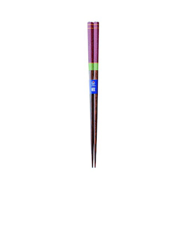 カワイ　食洗機対応箸　信濃　赤　21cm