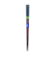 カワイ 食洗機対応箸 信濃 黒 23cm