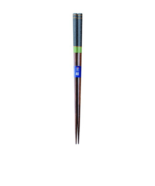 カワイ　食洗機対応箸　信濃　黒　23cm