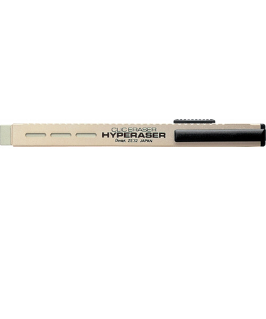 ぺんてる（Pentel）　クリックイレーザー　ハイパレイザー　ZE32-Y