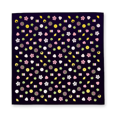 風呂敷（FUROSHIKI）　おかみさんの大風呂敷　和菓子