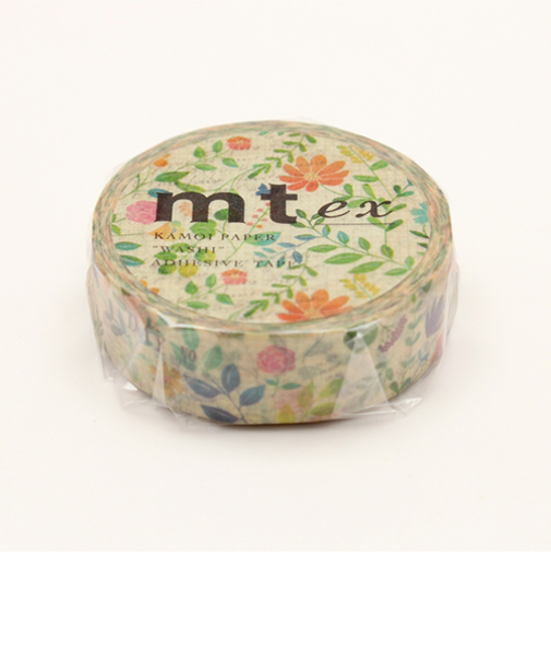 カモ井　mt　ex　MTEX1P109R　水彩花柄