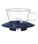 カリタ（Kalita）　ガラスドリッパー　155　スモーキーブルー