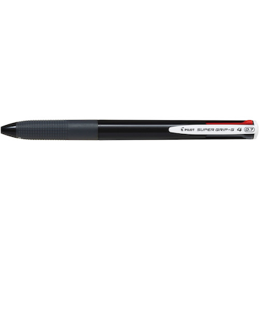 パイロット（PILOT）　油性ボールペン　スーパーグリップG4　BKSG－35F－B　細字0.7mm　ブラック