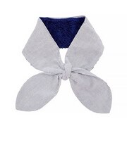 今治タオルマフラー　コードストライプ　ネイビー