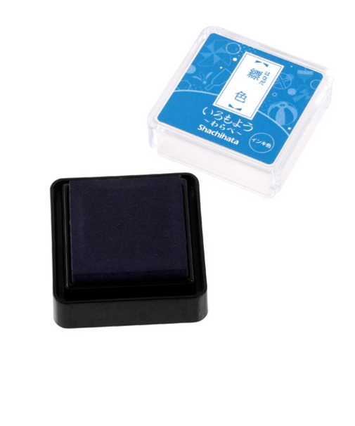 シヤチハタ　いろもよう　わらべ　縹色