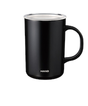 ハリオ（HARIO）　セラミックコーティング真空二重保温マグ　470mL　CMG-470-B　ブラック
