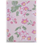 【2026年1月始まり】　高橋書店　ラフィーネ3　A6　マンスリーブロック　283　花柄　日曜始まり
