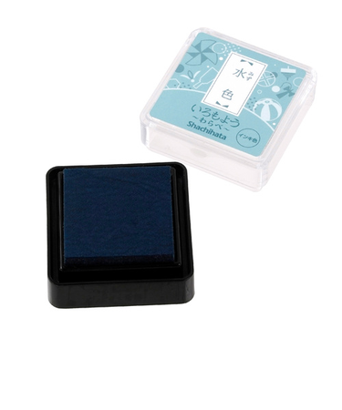 シヤチハタ　いろもよう　わらべ　水色