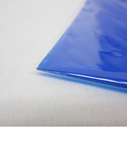 塩ビ板　330×360×0.4mm　クリアブルー