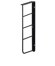 ラブリコ　ショート　L型　シェルフフレーム4　WFK‐24　黒