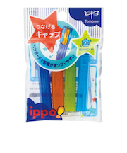 トンボ鉛筆（Tombow）　つなげるキャップ　PC－SJM　ブルー　4個入