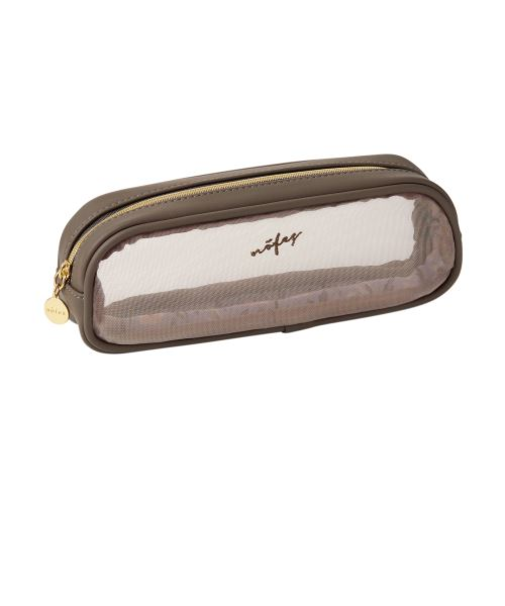 ノフェス（nofes）　メッシュペンケース　NSF1220N　ブラウニッシュグレー