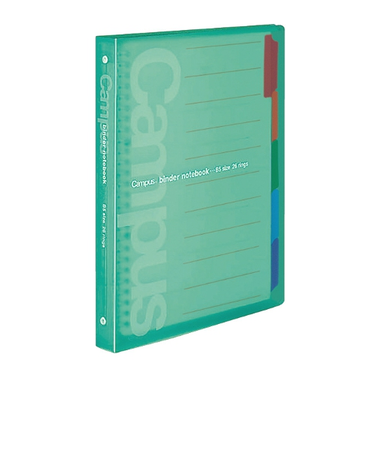 コクヨ（KOKUYO）　キャンパス　スライドバインダノート　B5　ル－P333G　グリーン