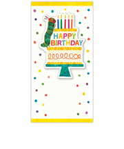 ホールマーク（Hallmark）　お誕生日御祝　封筒　はらぺこあおむし　842536　誕生日ケーキ