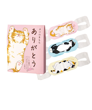 キモチ　ネコのきもち　ホットアイマスク　ありがとう　3枚入