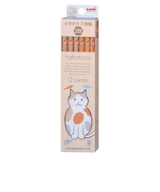 三菱鉛筆　ハハトコ（hahatoco）　ダース箱鉛筆　2B　K56392B　キャット　12本入
