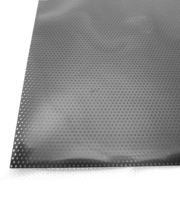 アルミパンチング板 丸型 A‐3 100×200×0.5mm ブラック