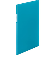 キングジム（KING　JIM）　フェイバリッツ　クリアーファイル　透明　20ポケット　FV166T　水色