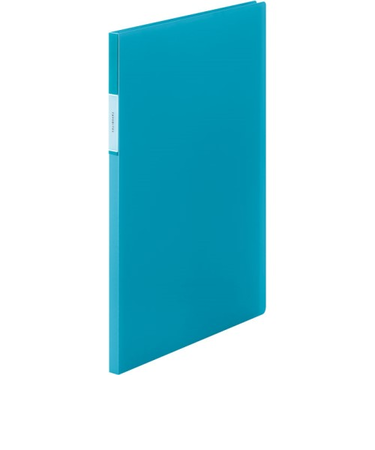 キングジム（KING　JIM）　フェイバリッツ　クリアーファイル　透明　20ポケット　FV166T　水色