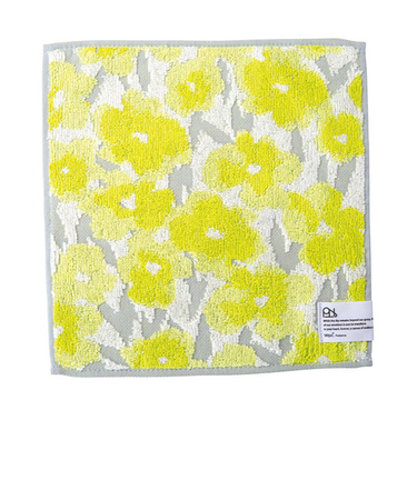 ダブリュピーシー（Wpc.）　ハンカチ　スタンダード　グラデフラワーイエロー