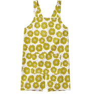 レップ（REP）　　ミトン機能付きエプロン　ノルディックフラワー（マーラ）　イエロー