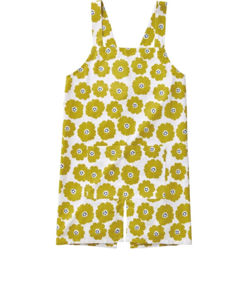 レップ（REP）　　ミトン機能付きエプロン　ノルディックフラワー（マーラ）　イエロー