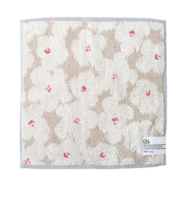 ダブリュピーシー（Wpc.）　ハンカチ　スタンダード　ハナプリントベージュ