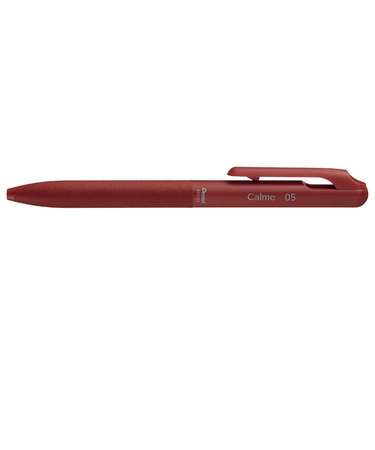 ぺんてる（Pentel）　カルム（Calme）　単色ボールペン　0.5mm　赤　BXA105B－B　レッド
