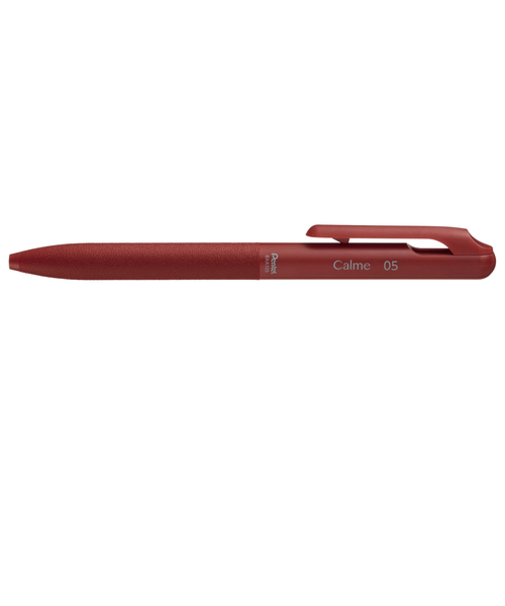 ぺんてる（Pentel）　カルム（Calme）　単色ボールペン　0.5mm　赤　BXA105B－B　レッド