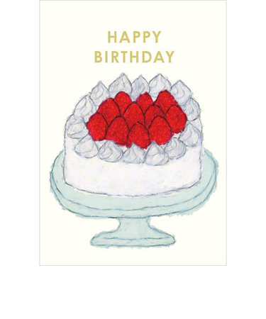 グリーティングライフ　米津祐介バースデーミニカード　YZ－175　ケーキ