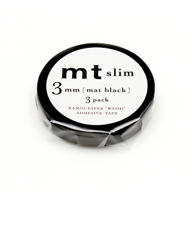 カモ井　mt　slim　3mm　MTSLIMS11R　マットブラック