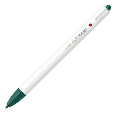 ゼブラ（ZEBRA）　クリッカート　WYSS22－GB　グリーンブラック