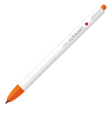 ゼブラ（ZEBRA）　クリッカート　WYSS22－ROR　レッドオレンジ