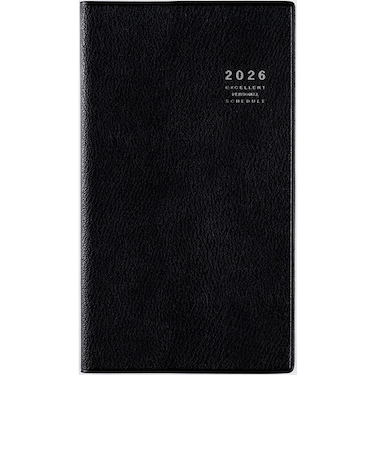 【2026年1月始まり】　高橋書店　リベル　手帳判　マンスリーブロック　251　ミッドナイト・ブラック　月曜始まり