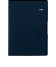 【2026年1月始まり】　高橋書店　フェルテ6　B6　ウィークリーバーチカル　236　ディープブルー　月曜始まり