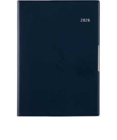 【2026年1月始まり】　高橋書店　フェルテ6　B6　ウィークリーバーチカル　236　ディープブルー　月曜始まり