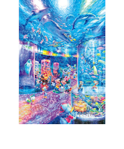 テンヨー　ステンドアート　ジグソーパズル　ナイト　アクアリウム　DSG-500-636　ぎゅっと500ピース