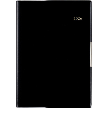 【2026年1月始まり】　高橋書店　フェルテ4　B6　ウィークリーホリゾンタル　234　黒　月曜始まり