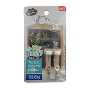 ベスト マジカルピンフック ミニ ダブル 4-56 シルバー 2個入