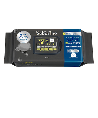 サボリーノ（Saborino）　お疲れさマスク　アンドブラック　32枚入り