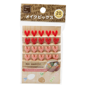 メイクピック レッド/ピンク 20個